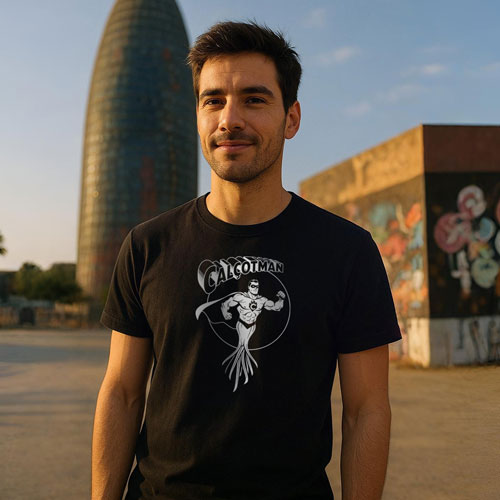 Inici Calçotman Camiseta Negra hombre